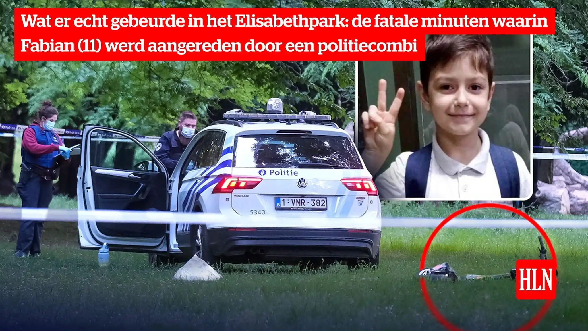 Image from HLN.be: Wat gebeurde er in die korte, cruciale minuten in het Elisabethpark in...