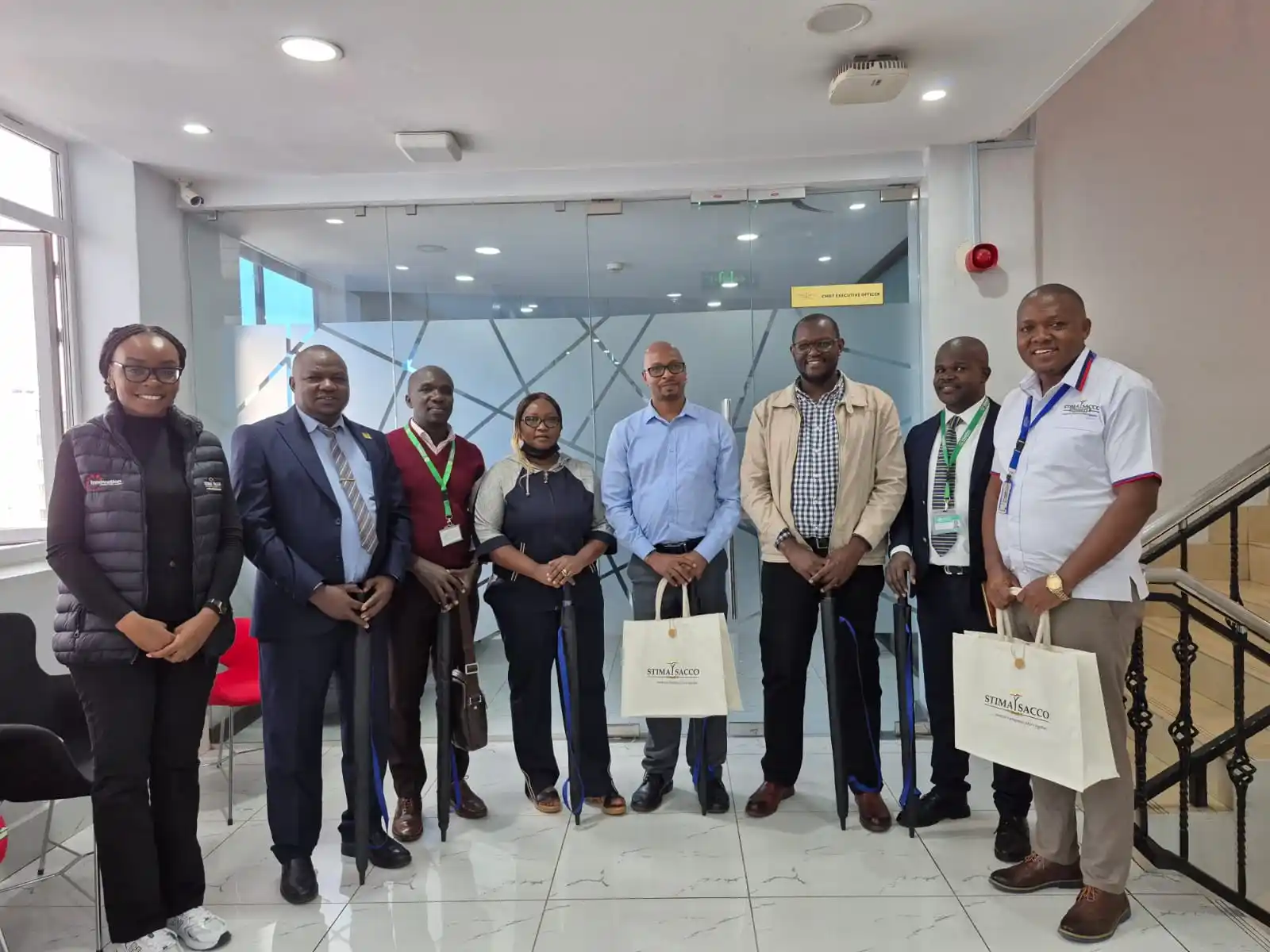 Image from Stima DT Sacco: We were delighted to host a benchmarking visit from Utabibu Sacco Soci...