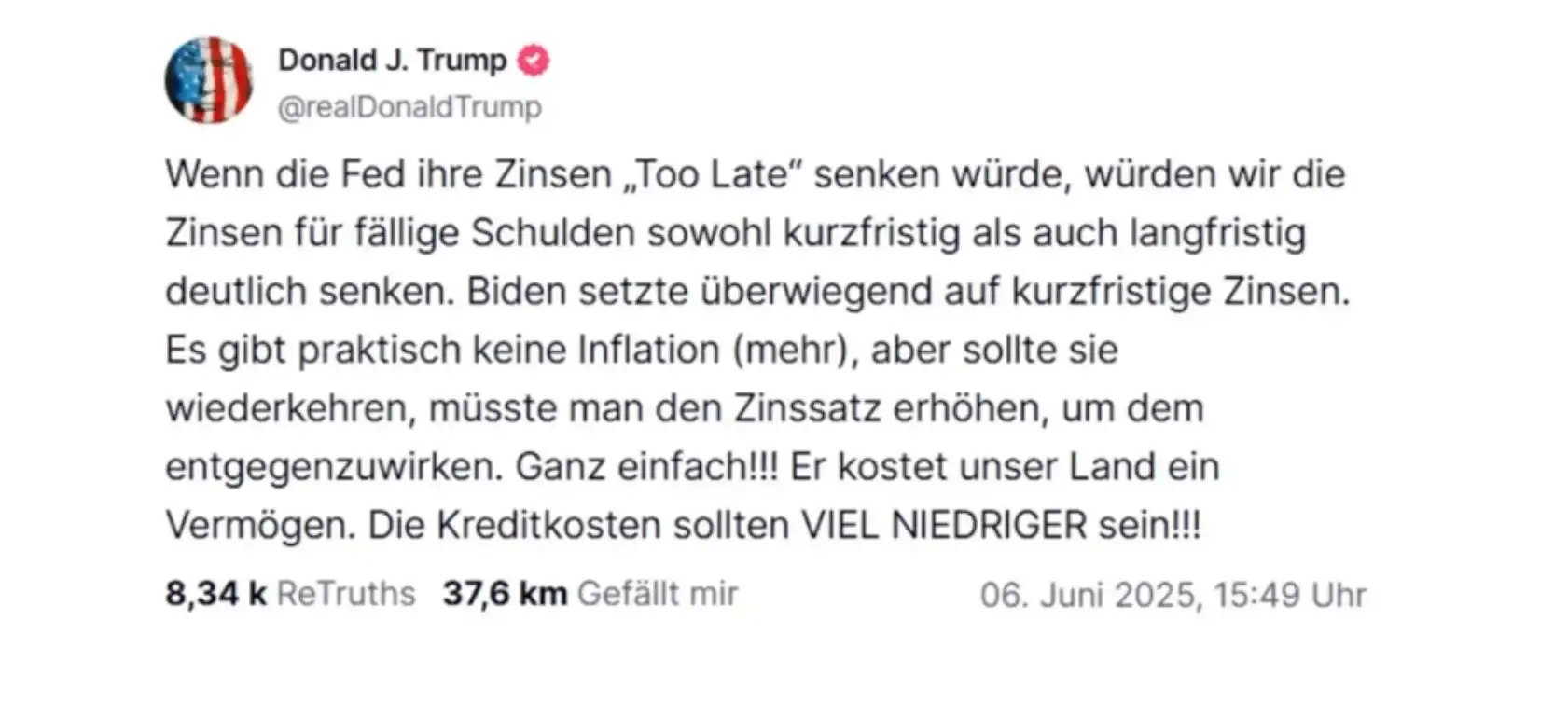 Image from Road to Glory: *Wenn ihr Trumps Post noch nicht gesehen habt – schaut ihn euch JETZT ...