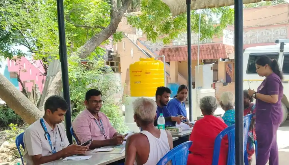 Image from SCSVMV: A free medical camp was organized by Sri Jayendra Saraswathi Ayurveda ...