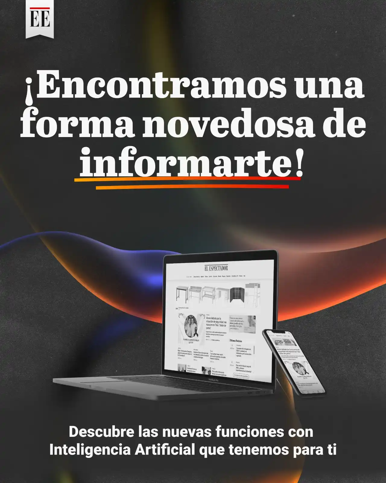 Image from El Espectador Noticias: Accede a nuestro Chatbot, resume noticias al instante o escúchalas cua...