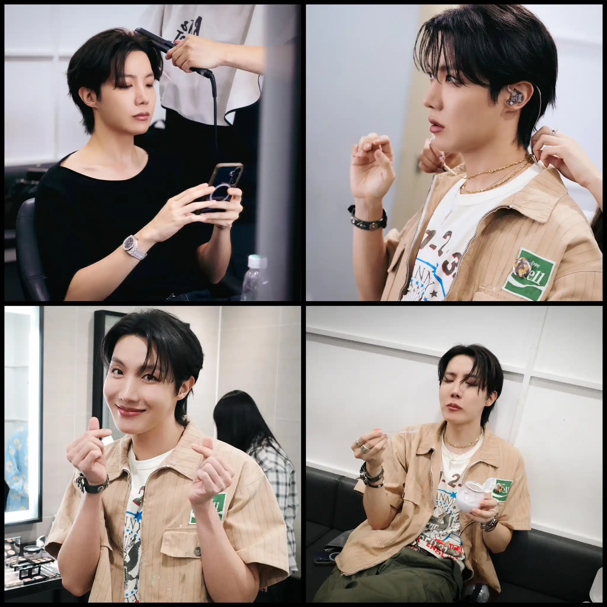 Image from INFO ONLY. ARMY 💜 Bienvenidos A Casa OT7💜: — Actualización del canal de difusión de J-hope en Instagram. 🐿: E...