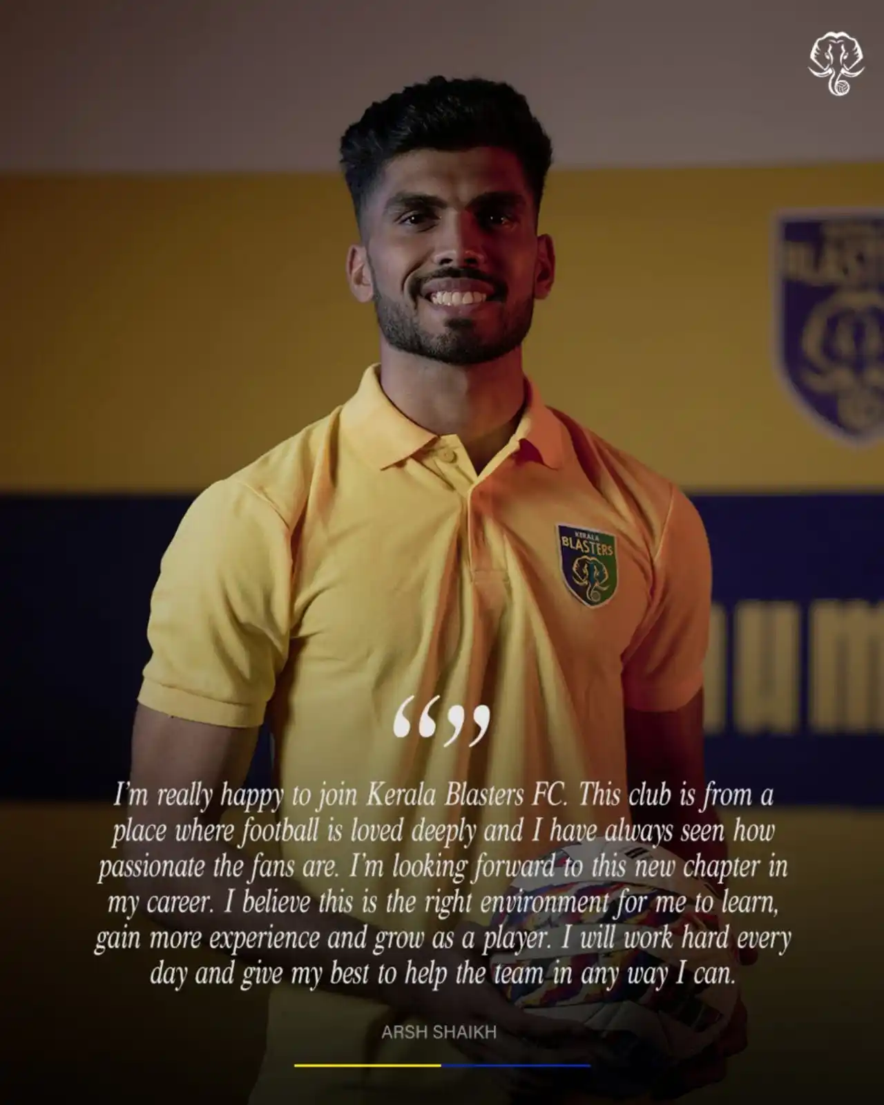 Image from KERALA BLASTERS FC OFFICIAL: Aligned in thought, united in ambition 💬 Insights from our CEO Abhik...