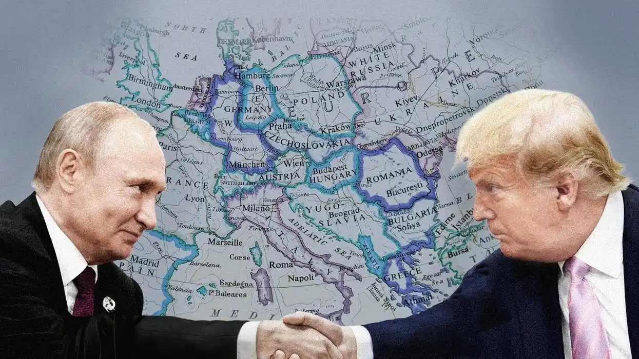 Image from Musavat.com : 📢 *Avropa liderlərinə “lakey” söylətdirən Tramp-Putin tandemi və düny...