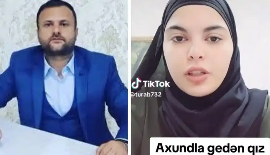Image from Musavat.com : 🔴 Axundla qaçan qız danışdı: “Ailəmin işgəncəsindən qaçmışam…” – VİDE...