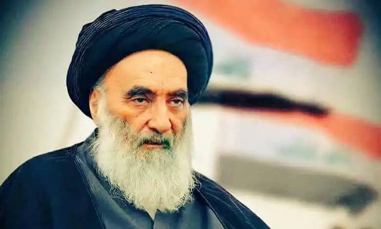 Image from Musavat.com : 📢 Ayətullah Sistanidən İsrailə sensasion xəbərdarlıq: “Xameneini vurm...