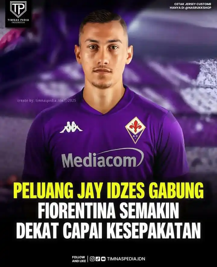 Image from SOCCER WORLD REVIEW: *🚨|🔱 BREAKING:* *Peluang Jay Idzes bergabung dengan Fiorentina sem...