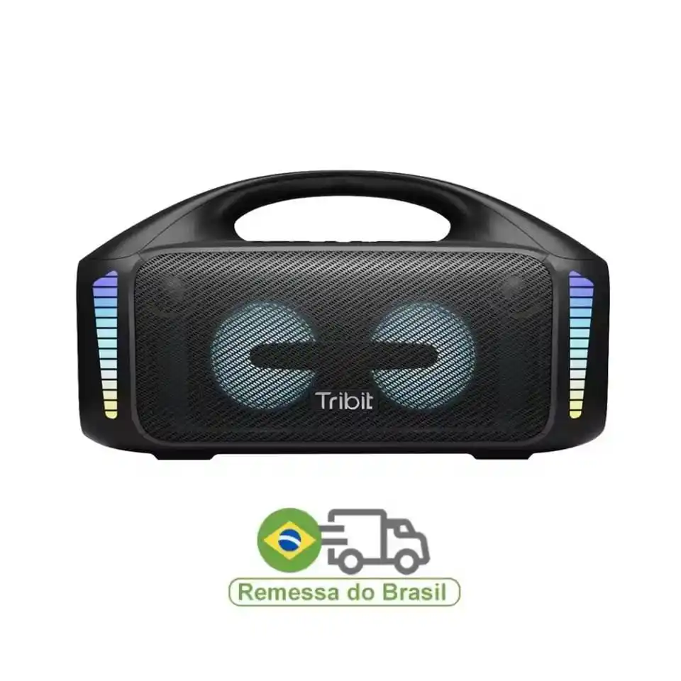 Image from Nerd Ofertas e Cupons: ➡️ Caixa de Som Tribit Stormbox Blast 90w RGB, a prova d'agua ipx7  ✅ ...