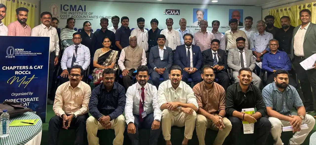 Image from ICMAI: Chapters and CAT ROCCs meet for Southern Region on June 13, 2025 at Th...
