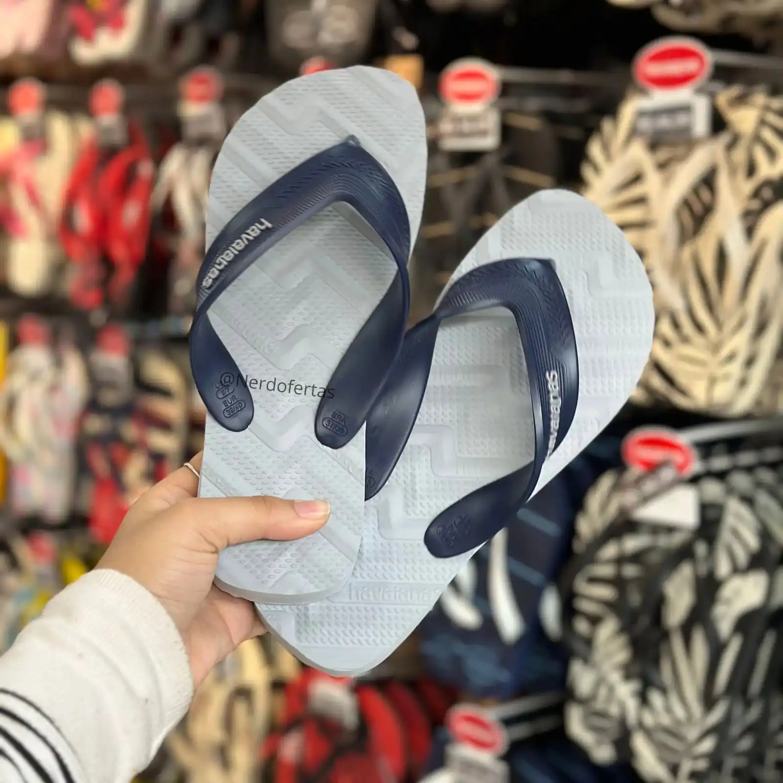 Image from Nerd Ofertas e Cupons: ➡️ Chinelo Havaianas Track Waves 🇧🇷 Loja Brasileira no Aliexpress  ✅...