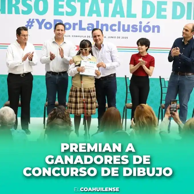 Image from El Coahuilense Noticias: *Coahuila* | El gobernador Manolo Jiménez premió a las y los ganadores...
