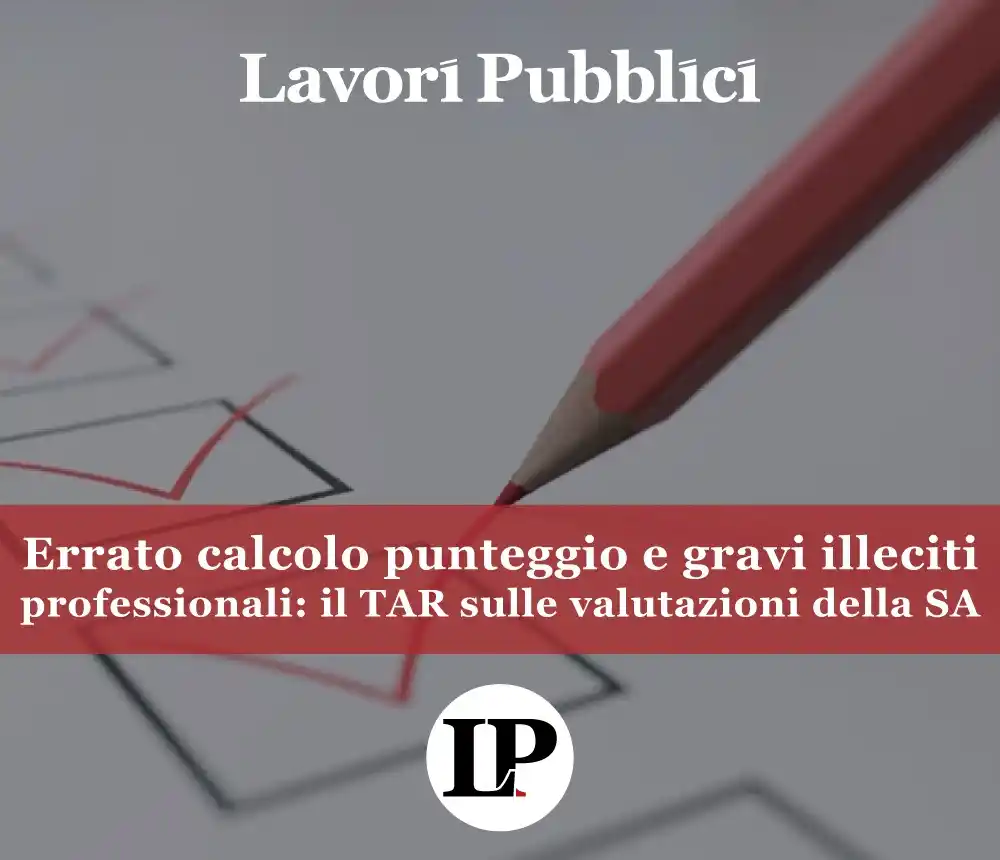 Image from Lavori Pubblici: ❓ Come incidono errori nel calcolo del punteggio economico sull’esito ...