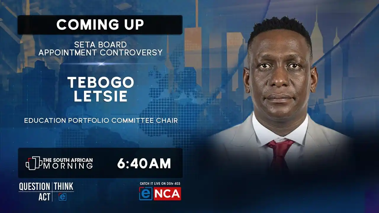 Image from eNCA: [COMING UP] Questions are swirling around the so-called “independent” ...
