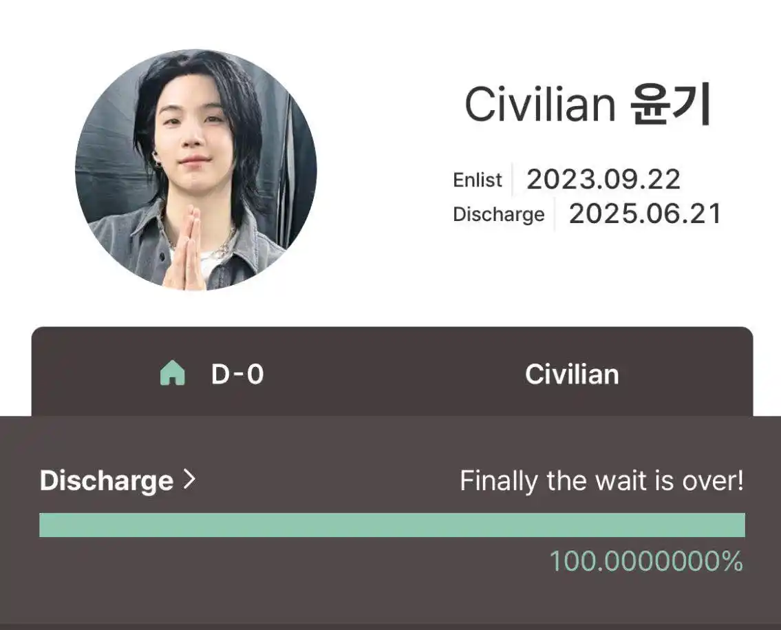 Image from INFO ONLY. ARMY 💜 Bienvenidos A Casa OT7💜: 💌 *"D-0, ¡finalmente la espera terminó!" yoongi ha completado su serv...