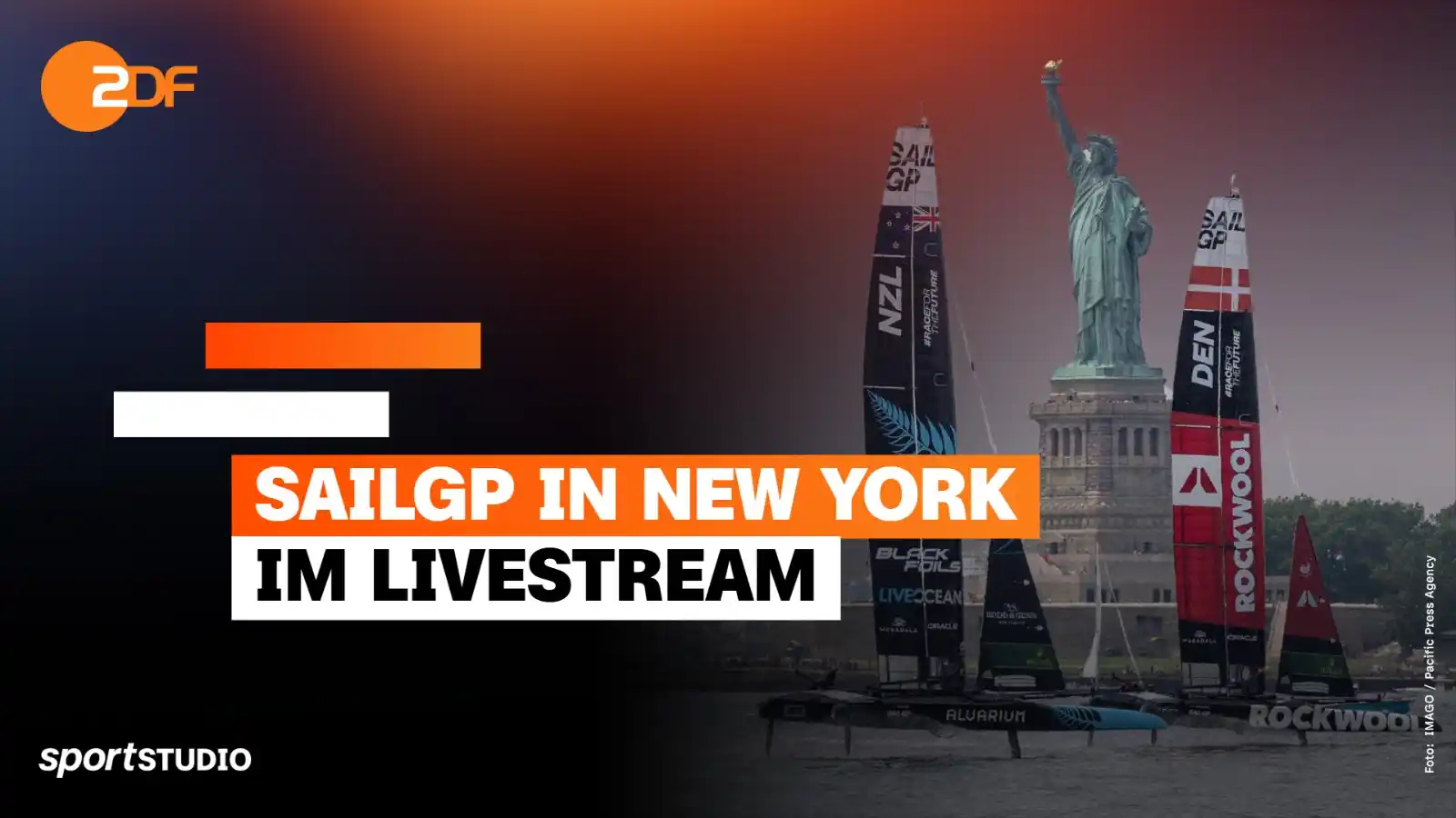 Image from ZDF Sportstudio : ⛵️ Die Formel 1 des Segelsports geht in die nächste Runde! 🥳  Heute A...