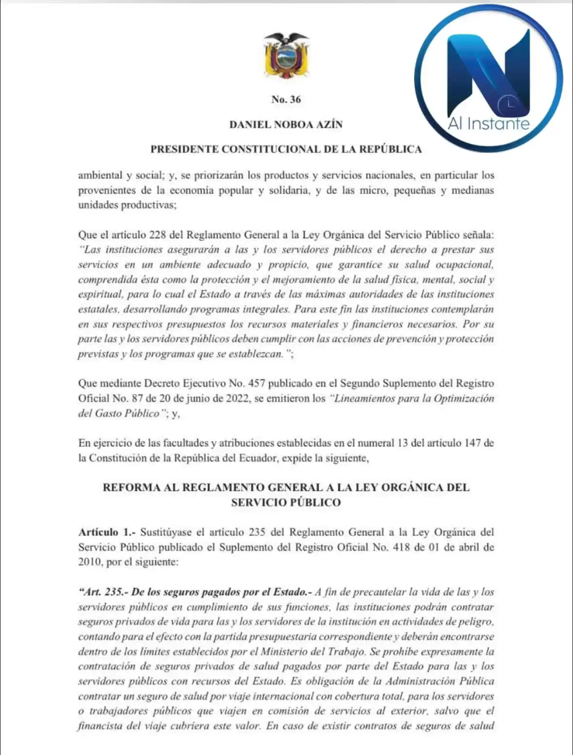 Image from NOTICIAS AL INSTANTE GYE 🇪🇨 EN LA COMUNIDAD: <a class="text-blue-500 hover:underline cursor-pointer" href="/hashtag...