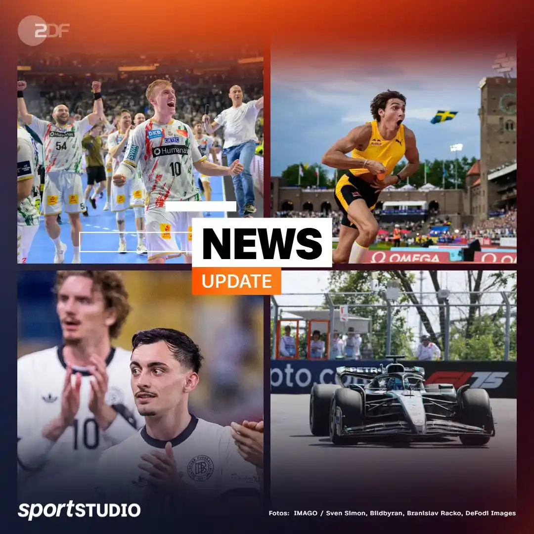 Image from ZDF Sportstudio : Einen guten Start in die Woche. 😇 Hier die aktuellen News. 👇   🤾‍♂️...