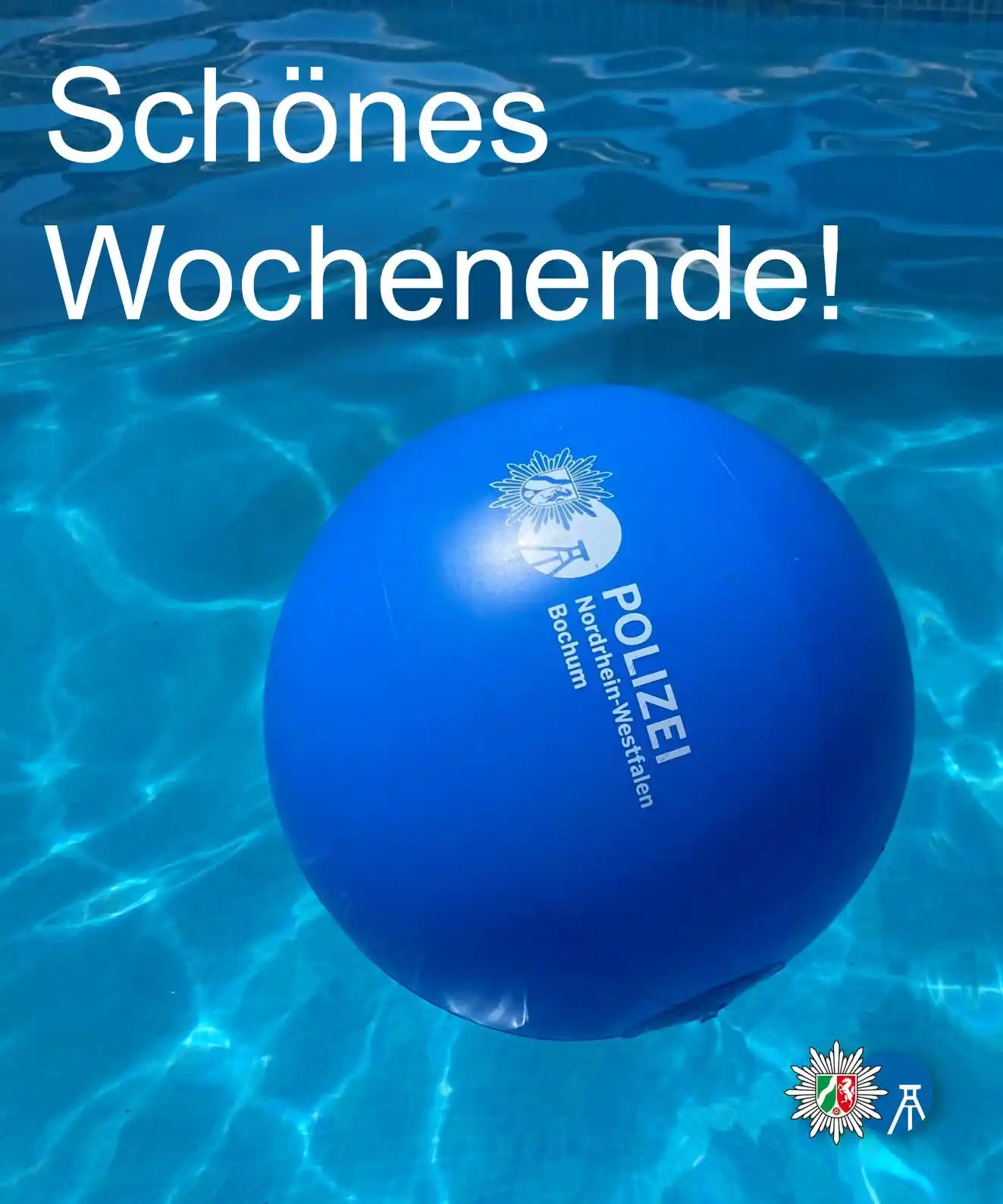 Image from Polizei NRW Bochum: Endlich Sommer! ☀️ Die Temperaturen sollen auf über 30 Grad klettern. ...