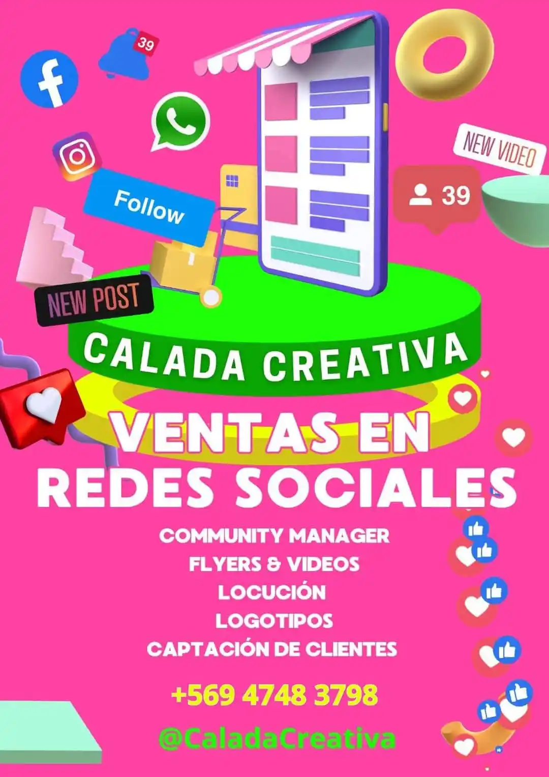 Image from CALADA CREATIVA EMPLEOS Y PYMES 5TA REGIÓN: *¿Eres Emprendedor y no tienes tiempo para publicar en Redes Sociales?...
