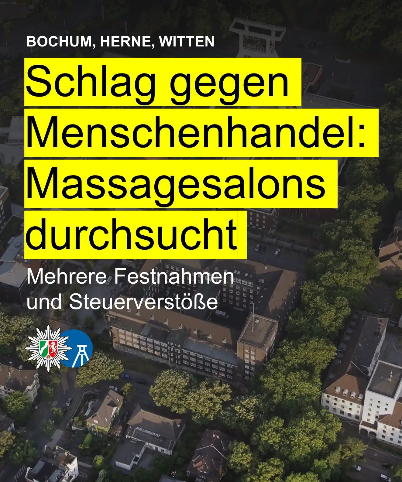 Image from Polizei NRW Bochum: Erfolgreicher Schlag gegen Menschenhandel und sexuelle Ausbeutung: Das...