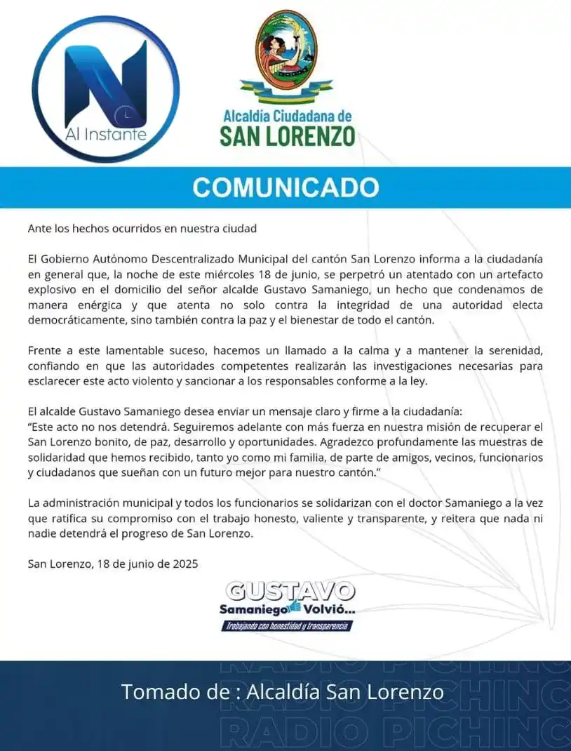 Image from NOTICIAS AL INSTANTE GYE 🇪🇨 EN LA COMUNIDAD: <a class="text-blue-500 hover:underline cursor-pointer" href="/hashtag...