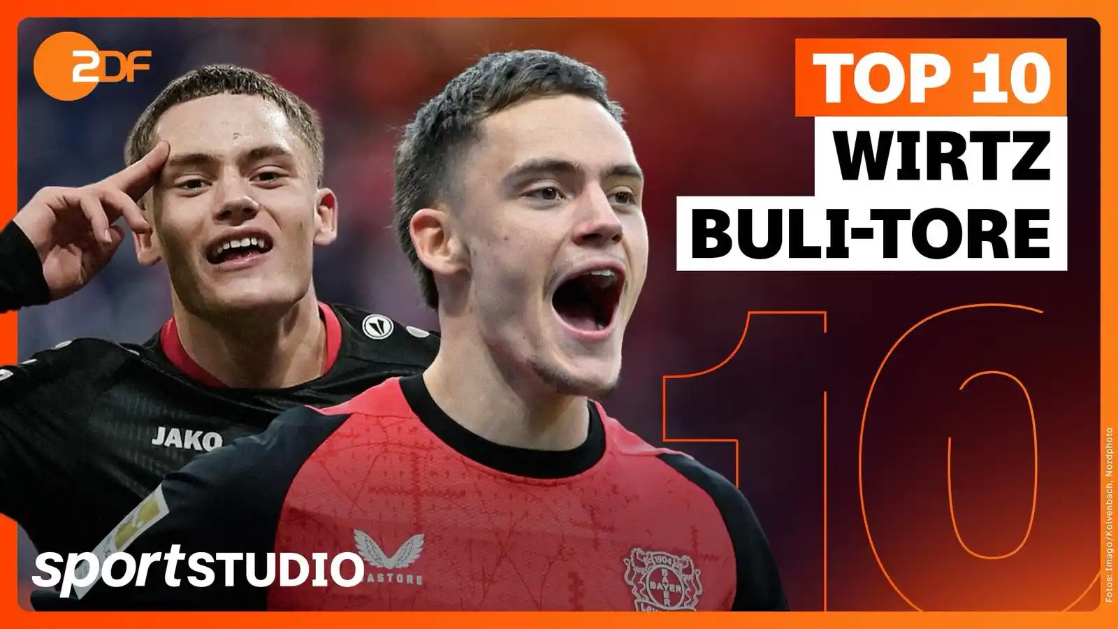 Image from ZDF Sportstudio : ⚽️ Florian Wirtz wird zur kommenden Saison 2025/26 für den FC Liverpoo...