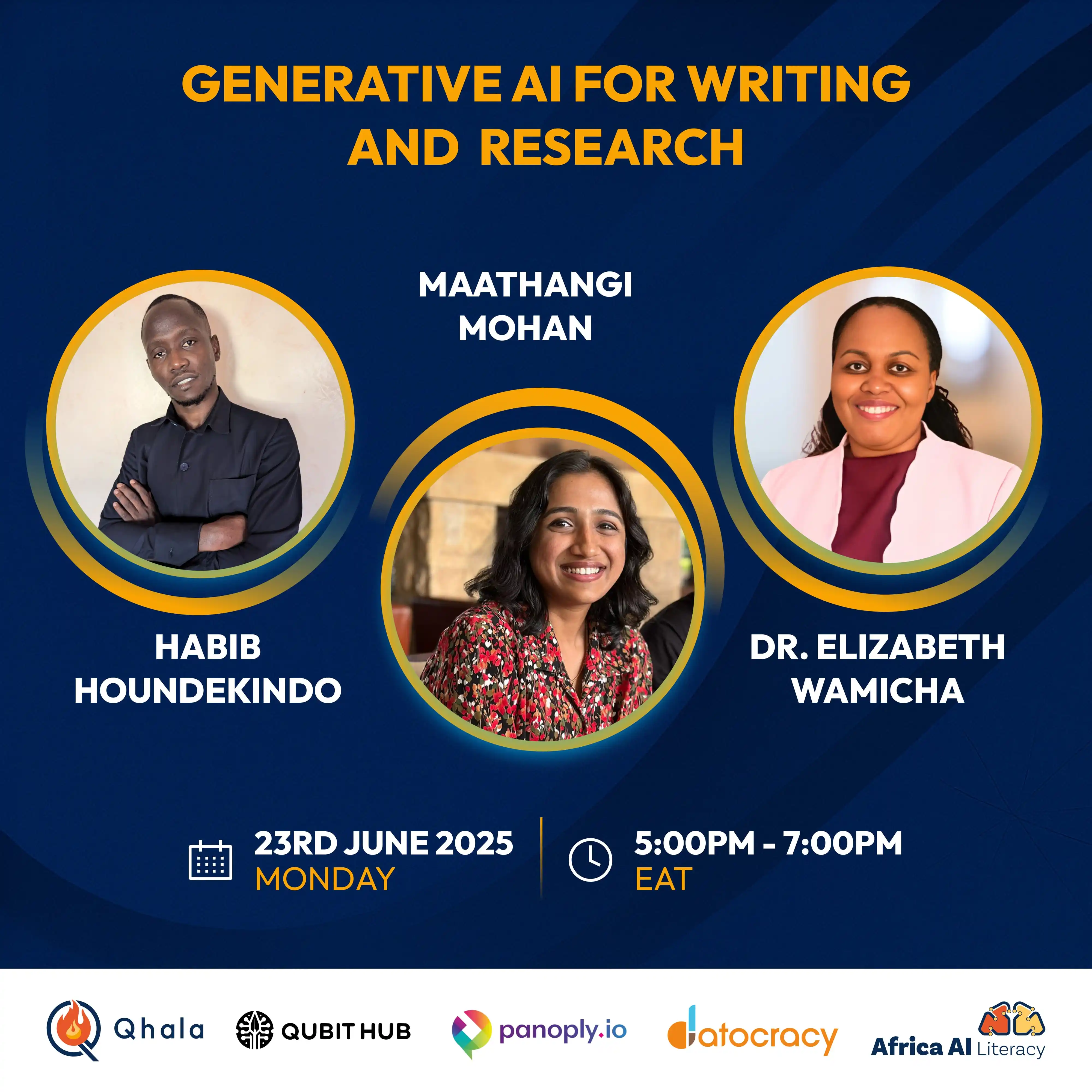 Image from Kenyan Design Konversations: *FREE GEN AI TRAINING FOR WRITING AND RESEARCH*  Date : *23rd JUNE | M...