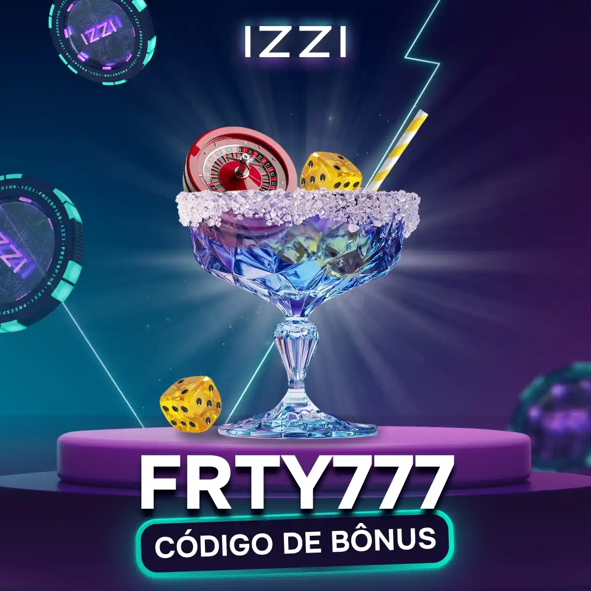 Image from IZZI Casino 🇧🇷: 🍓 *Frutas, fortuna e FS no IZZI!* 🎰 *Forty Fruity Million* te esper...