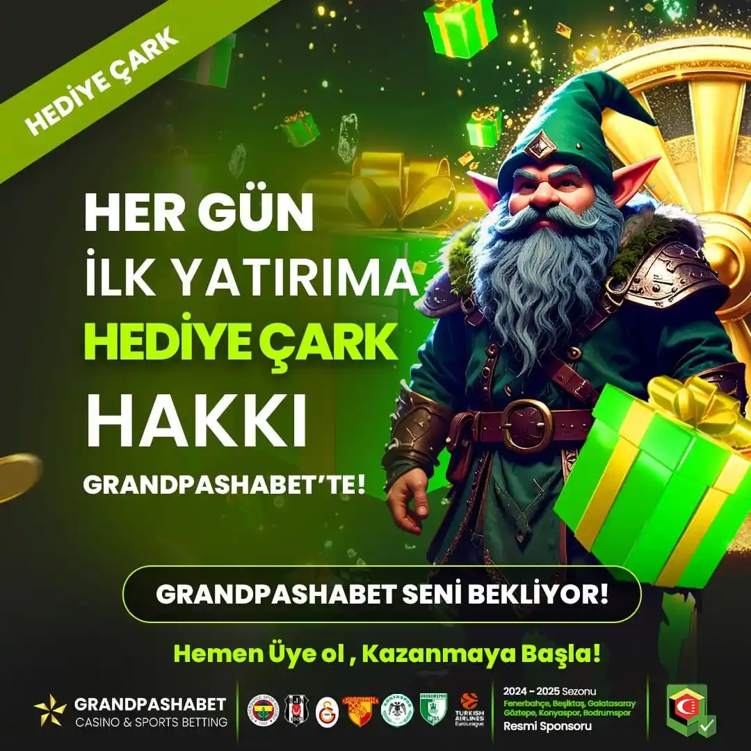 Image from GrandPasha Resmi: 🎁 *HER GÜN İLK YATIRIMA ÇARK HAKKI  HEDİYE !*  🎁  🪩 *24 saat içeris...
