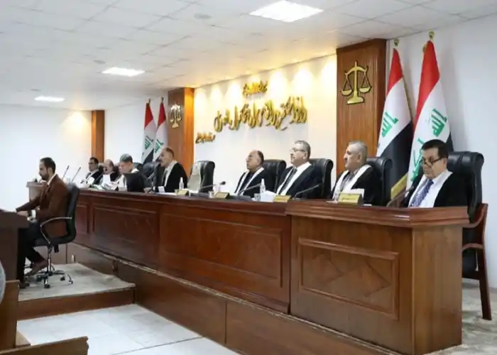Image from قناة المسرى Almasra: https://almasra.iq/137157/ موظفو كردستان يترقبون قرار المحكمة الاتحادي...