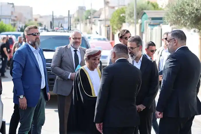 Image from قناة المسرى Almasra: https://almasra.iq/137462/ الحسان في كركوك لبحث التطورات السياسية والخ...