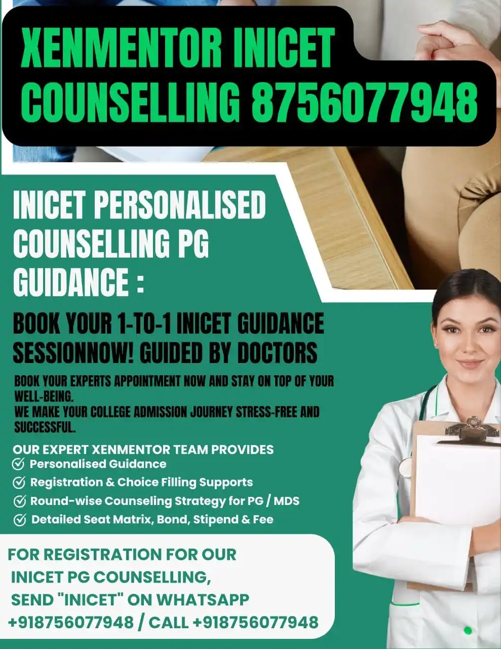 Image from NEET PG COUNSELING 2024 (XEN MENTOR): 🚀 *INICET PG Counselling July 2025* 🚀  🚨 *Confused about choice fil...