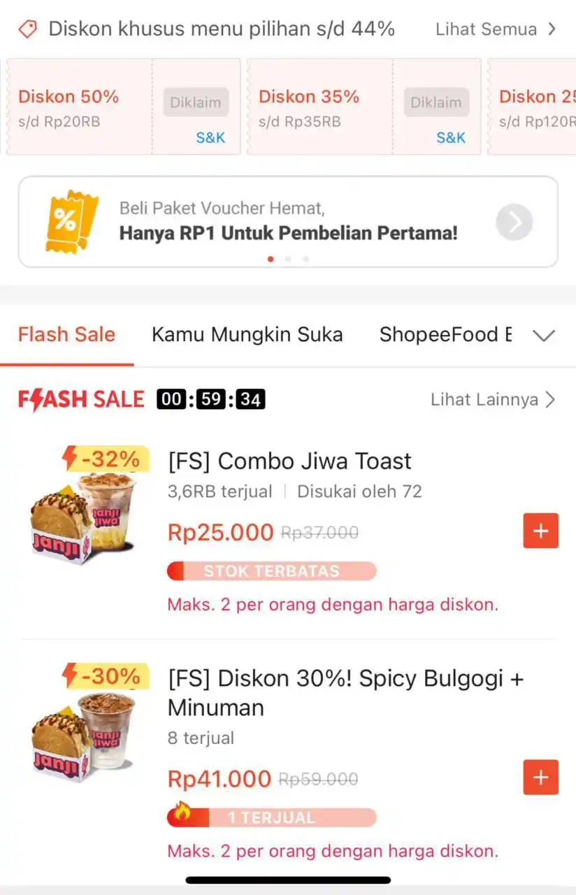 Image from PROMO BELANJA ONLINE: Kopi Janji Jiwa https://spf.shopee.co.id/5VJiA8NBbC  Combo voc diskon ...