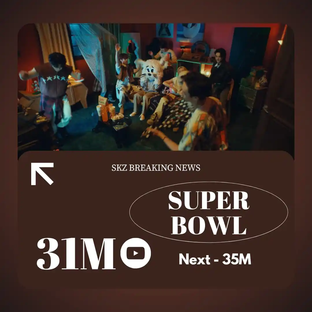 Image from STRAY KIDS - BREAKING NEWS ✨🌿: [📊| ꜱᴋᴢ ʙʀᴇᴀᴋɪɴɢ ɴᴇᴡꜱ]  『Super Bowl -Japanese ver.-』 Music Video ¡Ha ...