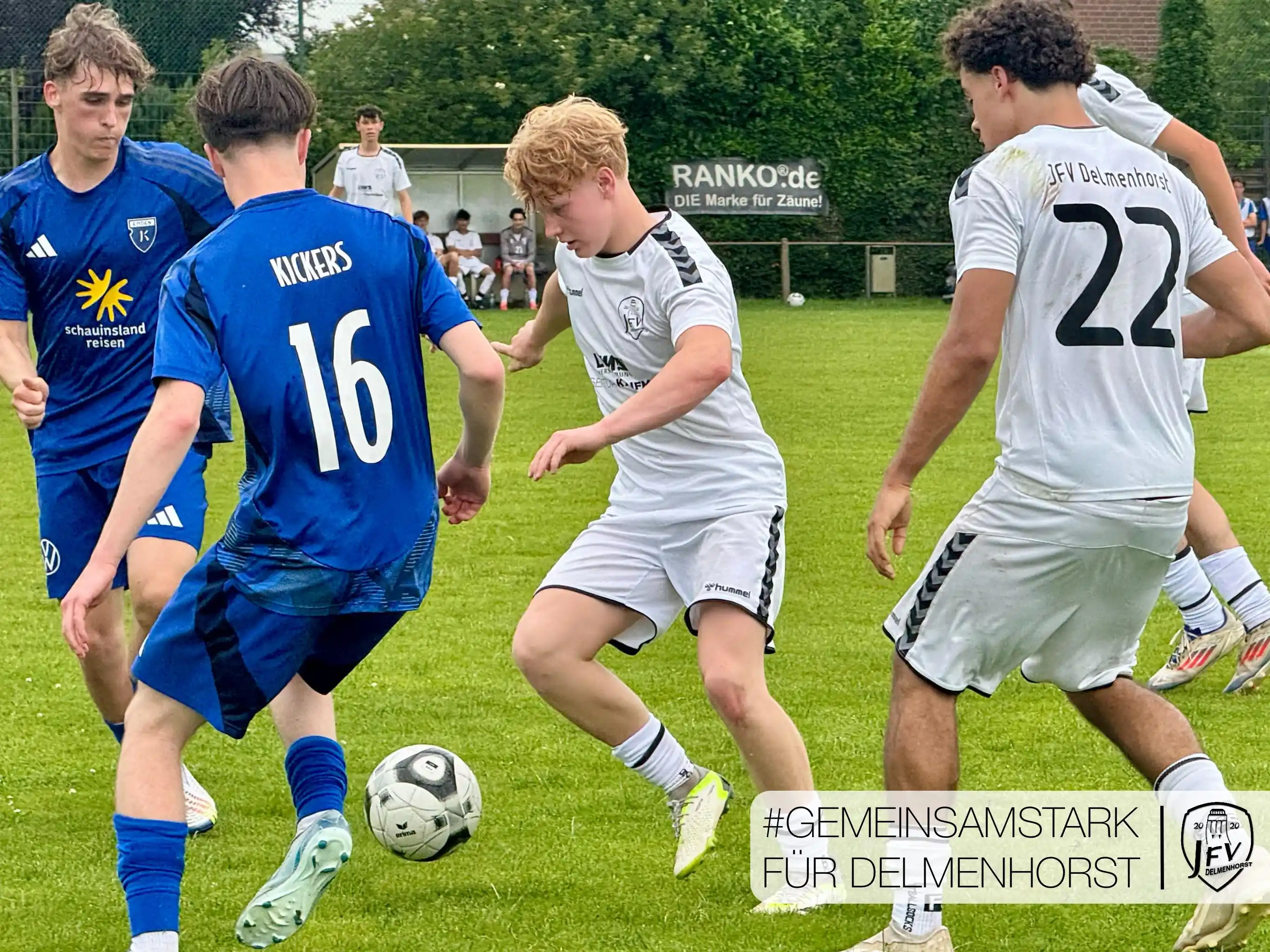 Image from JFV Delmenhorst e.V. (offiziell): *⚽️ Landesliga: Trotz 2:4 gegen Kickers Emden - U17 sichert sich Klass...