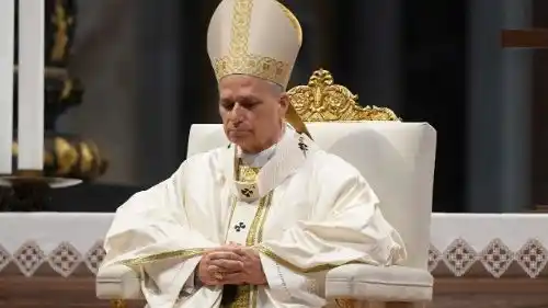 Image from Vatican News PL: *Leon XIV: sport środkiem formacji ludzkiej i chrześcijańskiej*   Kośc...