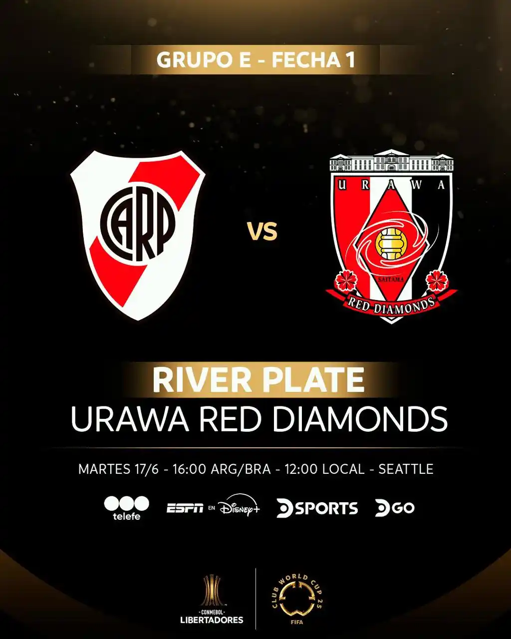 Image from CONMEBOL Libertadores: 🐔♥️🤍 Debuta River Plate en el Mundial de Clubes: un campeón de la CO...