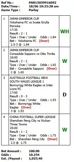 Image from Prediksi Bola Parlay x Koinbola: LUMAYAN BUAT BELI DJI SAM SOE BRO. Yang mau ikutan jangan lama-lama !!...