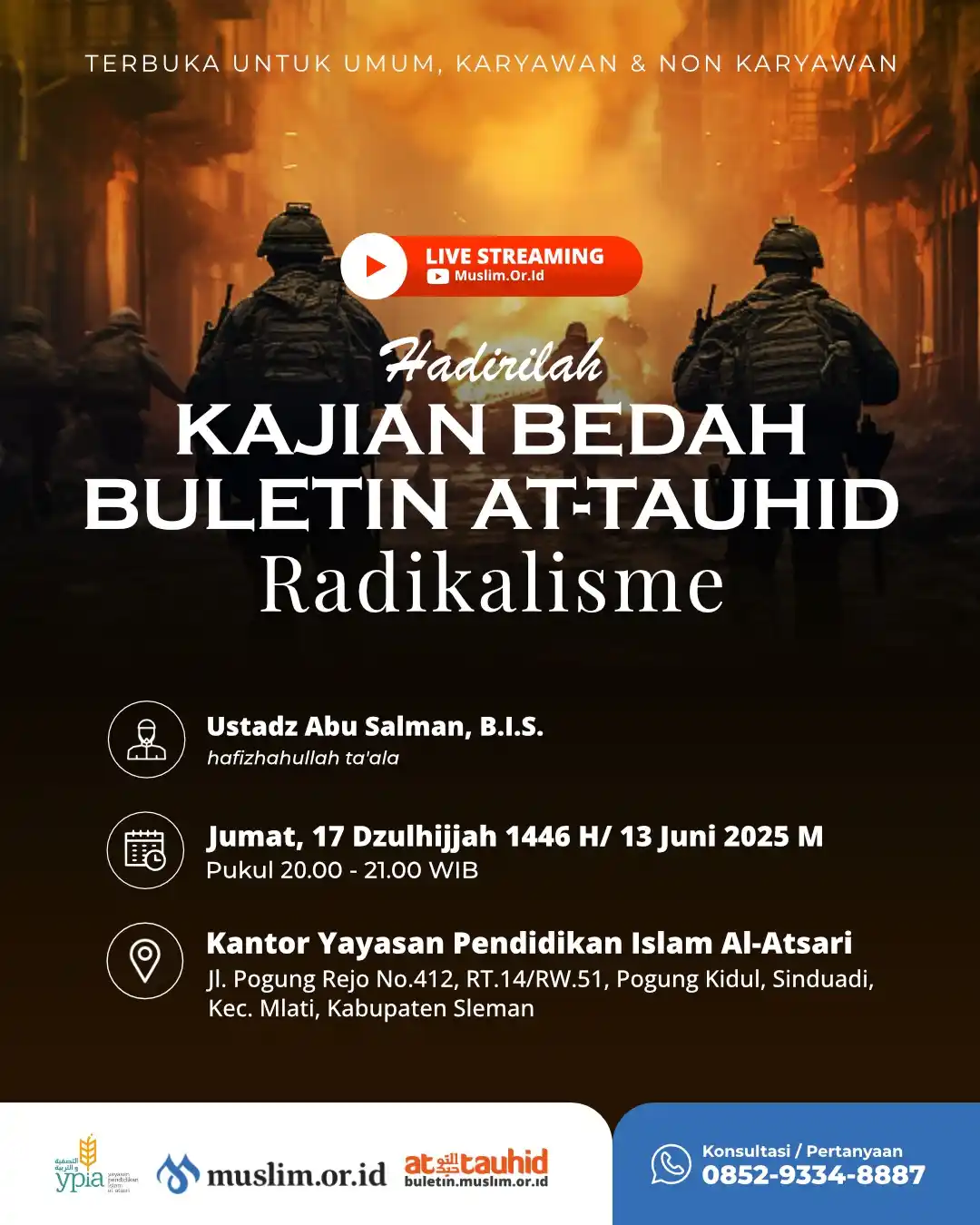Image from Radio Muslim Jogja: Mari Merapat dan Kembali Berjumpa di Kantor Dakwah YPIA dalam acara B...