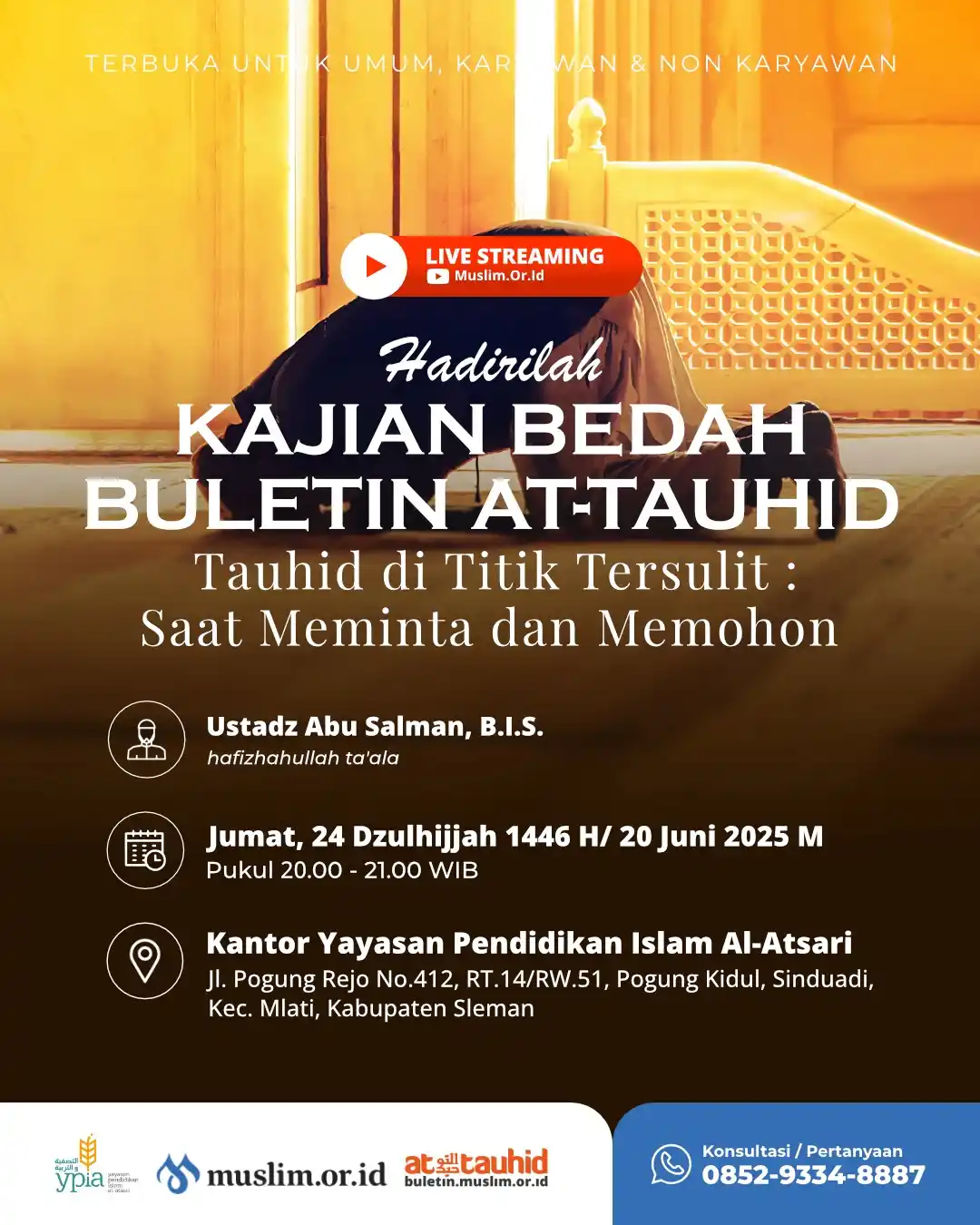 Image from Radio Muslim Jogja: Mari Merapat dan Kembali Berjumpa di Kantor Dakwah YPIA dalam acara  B...