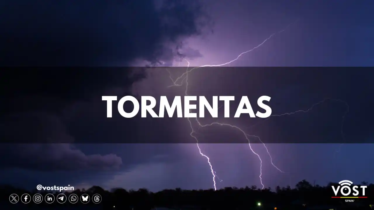 Image from VOST SPAIN: ⚡️⚠️ *MEDIDAS PREVENTIVAS ANTE TORMENTAS*   ▪️Abandonar las partes alt...