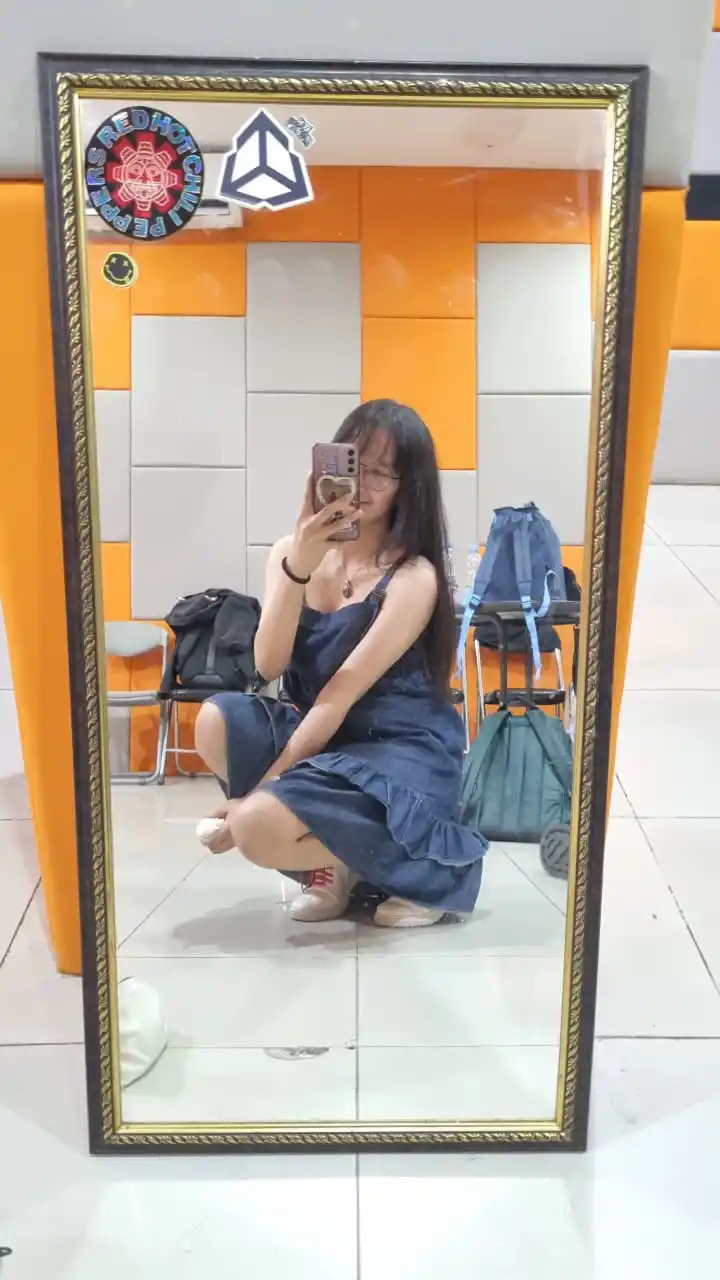 Image from Aura's Daily (๑•ᴗ•๑)♡🦋: Mirror selfie check...