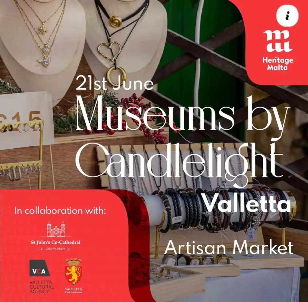 Image from Heritage Malta: 🇲🇹 Suq artiġjanali, fil-qalba tal-kapitali! 🎁 Qed tfittex xi oġġett...