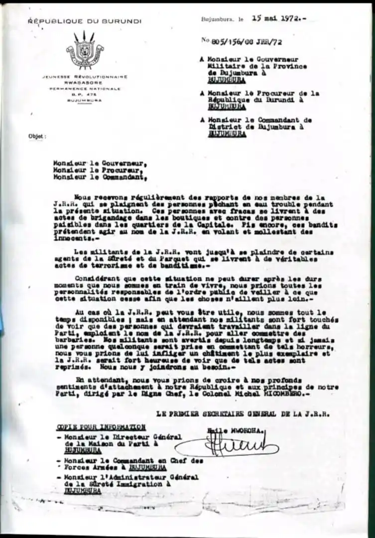 Image from Iris News: 🔴 Mu gihe haba ubwicanyi bwo mu 1972, CVR yemeza ko ari "ihonyabwoko ...