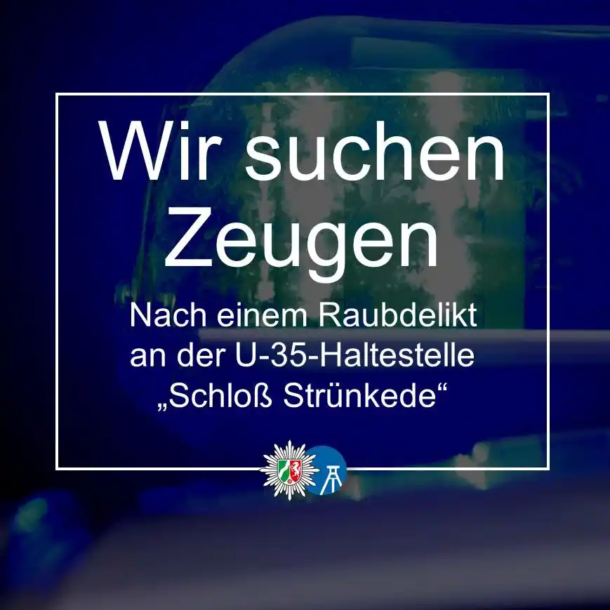 Image from Polizei NRW Bochum: Nach einem Raubdelikt in Herne-Baukau am Mittwoch, 11. Juni, fahndet d...