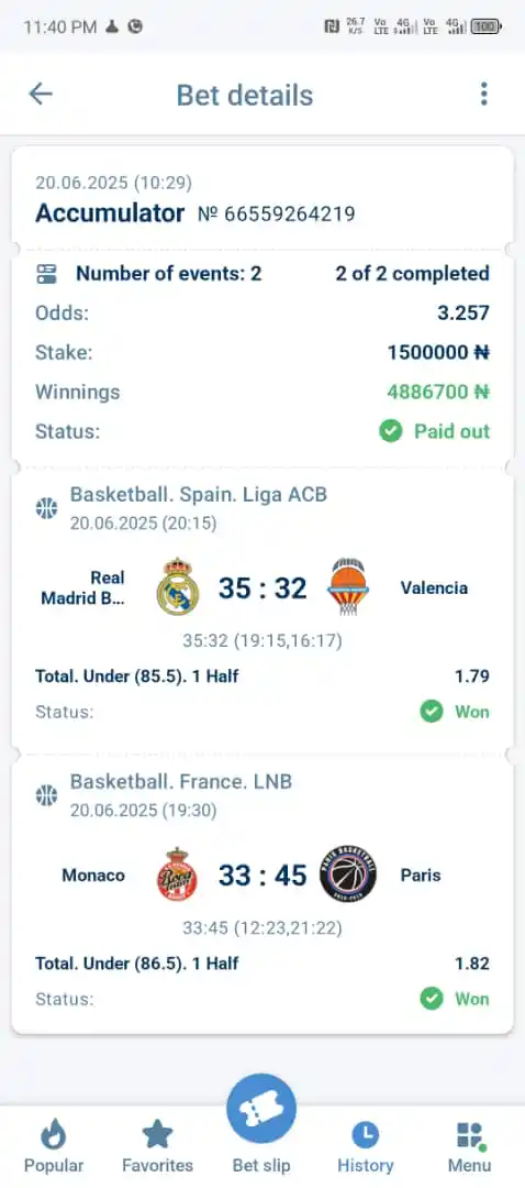 Image from Izah Funny Comedy: *₦1.5 Million Naira to ₦4.8 Million Naira Bagged✅* *BIG 3 ODDS ACCUMU...