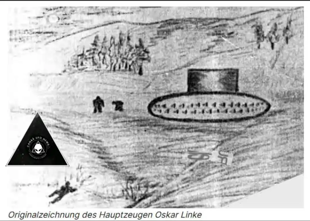 Image from CANAÃ UFO NEWS/INVESTIGATION SCiENTiFiC: *NESTA DATA EM. 17 de junho de 1950. Oskar Linke e sua filha Gabriele,...