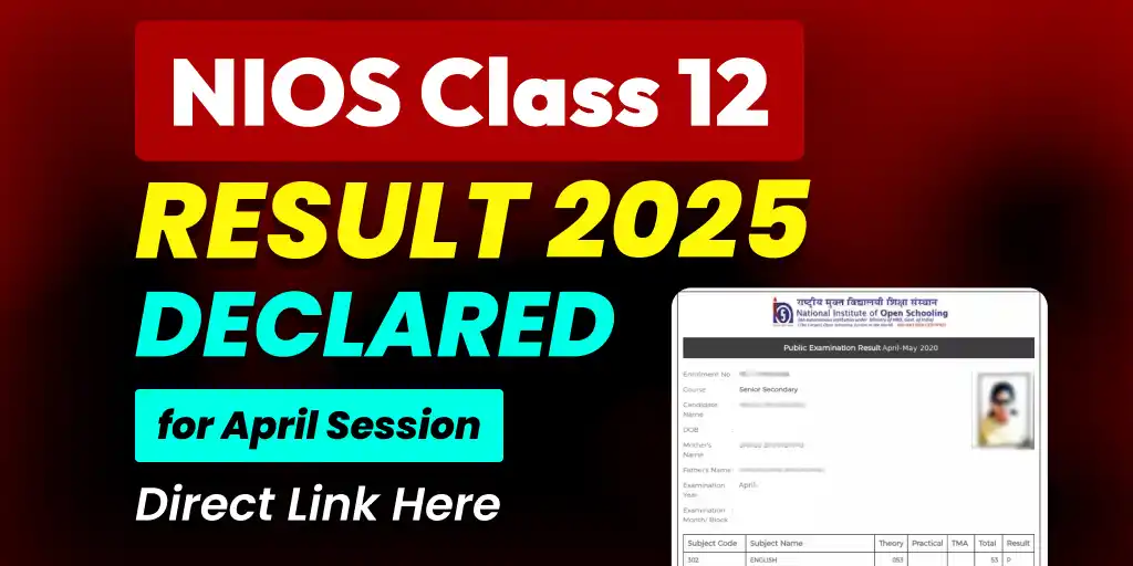 Image from Selfstudys: *NIOS 12th April‑May Result 2025 Declared – Direct Link Here* https:/...