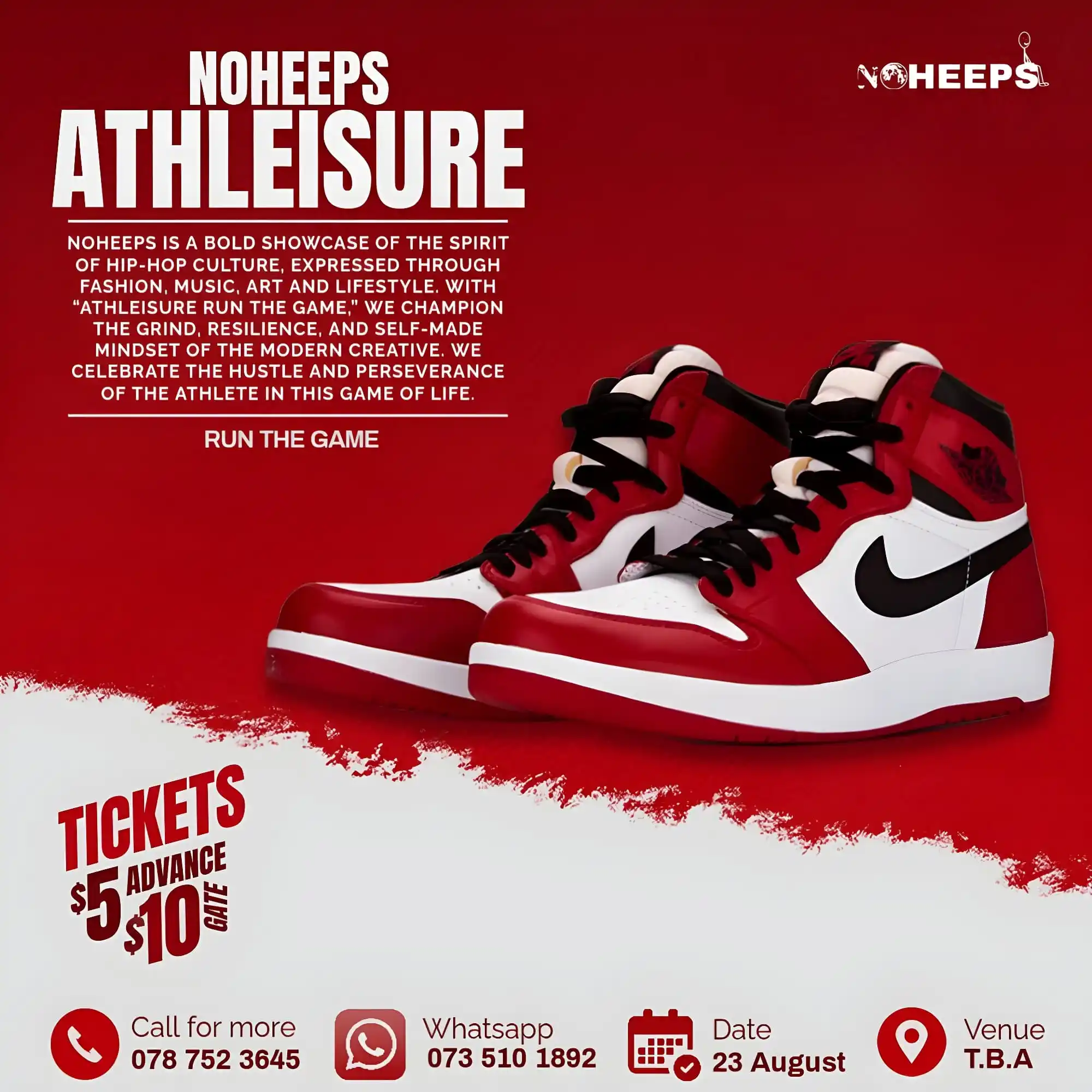 Image from NoHeeps: NoHeeps Athleisure Up Sign Closed.  Artist that signed up should start...