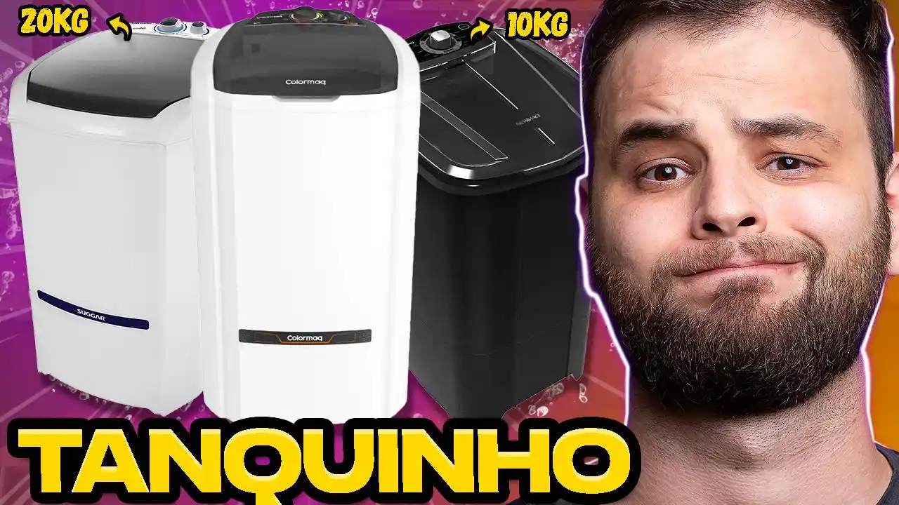 Image from 🔥Promoções/Cupons - THAUTEC⚡️: 🔥𝙉𝙊𝙑𝙊 𝙑𝙄́𝘿𝙀𝙊 𝙉𝙊 𝙔𝙊𝙐𝙏𝙐𝘽𝙀⭐️  *LAVADORA TANQUINHO* - C...